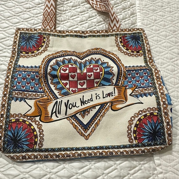 Brighton believe in love tote bag shopping bag canvas  picnic reusable - Picture 5 of 14
